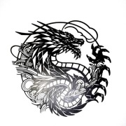 SMOK | WALLART w kolorze czarnym (PLA) - DRUK3D