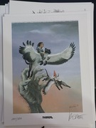 Grafika Thorgal z autografem Grzegorza Rosińskiego