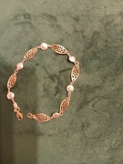 Śliczna złota  bransoletka próba 375 waga 2,76 gr.