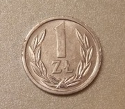 1 złoty 1990 r. WARIANT - "B"  POSZUKIWANA... szczupłe ZŁ