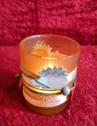 Świecznik, lampion jesienny na tea light