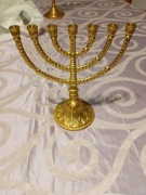 Świecznik mosiężny menora