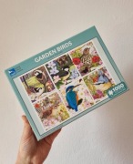 Otter House Garden Birds puzzle 1000 ptaki kolaż rudzik zimorodek