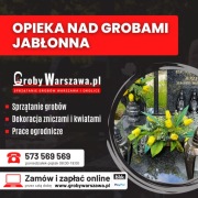 Opieka nad grobami Jabłonna, sprzątanie grobów