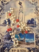 Piękny RÓŻANIEC dla babci z Sanktuarium Fatimy w Portugalii. Magnes GRATIS.