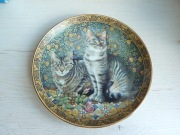 talerz porcelanowy koty Anglia