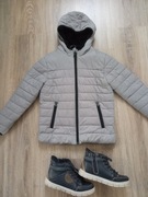 Kurtka chłopięca przejsciowka r 128 cm i gratis buty rozmiar 33
