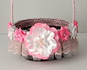 Koszyk, koszyczek wielkanocny na święconkę + serwetka