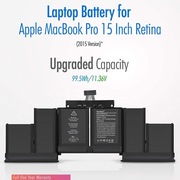 NinjaBatt Battery A1618 dla Apple MacBook Pro Reti