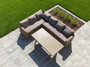 narożnik zestaw TECHNORATTAN meble ogrodowe rattan