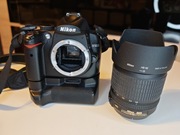Nikon D5000 lustrzanka z obiektywem 18-105 + dedykowany GRIP. JAK NOWY!!!