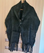 Szal etola narzuta z norek nowa 