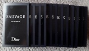 PRÓBKI CHRISTIAN DIOR SAUVAGE 1ml / pakiet świąteczny 12 sztuk 