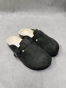 Kapcie laczki zamszowe ocieplane 37