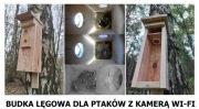 Budka lęgowa dla ptaków z kamerą Wi-fi
