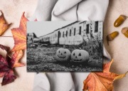 Jesienny plakat - dekoracja - dynie Halloween A4