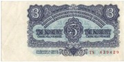 CZECHOSŁOWACJA 3 KORONY 1961