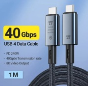 Kabel USB 4.0 USB-C Thunderbolt 40Gb/s 240W 8K 60Hz 1m