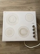 Biała płyta ceramiczna Bosch sprawna