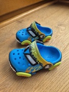 Crocks klapki dziecięce auta c4