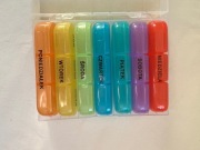 Pojemnik / kasetka na leki Tygodniowy organizer 7 dni 3 pory dnia