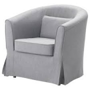 IKEA TULLSTA Pokrycie fotela, Nordvalla średnioszary