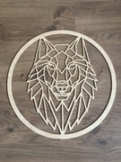 Baza łapacz snów WILK ozdoba geometryczna 50cm