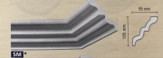 Listwa SM dekoracyjna styropianowa NOMASTYL gzyms 105x95mm