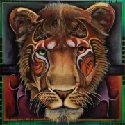 BATOGOWSKI K. Obraz "ANCIENT LION" duży 80x80