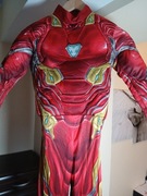 Kostium przebranie karnawał iron man marvel dla dzieci r.7/8 lat