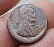 Moneta Usa Cent z Błędem przy wybiciu