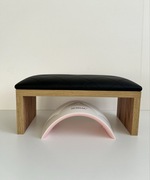 Podpórka poduszka pod dłoń do manicure | ekoskóra | miejsce na lampę UV