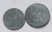 10 20 groszy 1923  GG Generalna Gubernia zestaw 2 monet  