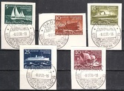 WMG, DANZIG, Gdańsk, Fi 295-299 seria 5 zn. stempl. okolicznościowo