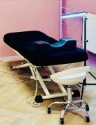 Łóżko kosmetyczne sterowane pilotem