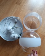 Lampa Wisząca Sufitowa Żyrandol Biała Szklane Kule White Belt EZ2 LED E27