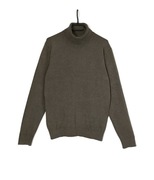 Męski Sweter Golf Beżowy Lindbergh White |R. M