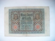 Banknot Niemcy - 100 Marek 1920 r.