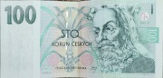 Banknot 100 koron czeskich 1997
