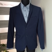 Marynarka męska slim fit rozmiar 50 – nowa, elegancka, granatowa
