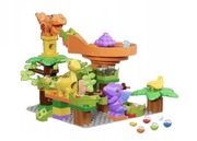 Zestaw klocków z dinozaurami tor kulkowy dla dzieci