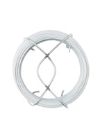 Biały 2,0 mm x 20 m drut ogrodowy powlekany tworzywem sztucznym