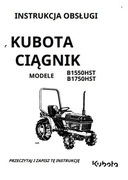 Instrukcja obsługi kubota B 15550, B 1750 PL