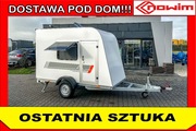 przyczepa kempingowa kamper hamowany 1,3t nowa
