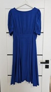 Sukienka granatowa, rozmiar L, wiskoza
