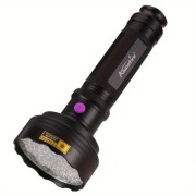 Profesjonalna Latarka UV 75 LED + światło białe 25 LED (2w1)