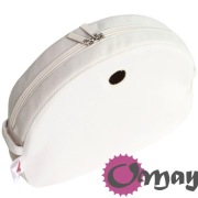 Organizer Obag MOON LIGHT śmietankowy – welur krem beż 2 kieszenie | OMAY
