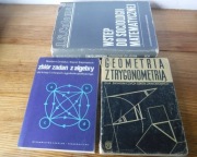 Książki matematyczne 3 egzemplarze ZOBACZ WYPRZEDAŻ