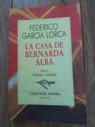 Federico Garcia Lorca La casa de Bernarda Alba Literatura hiszpańska 