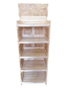 Regał wystawowy-stend na produkty sklejka 5 półek